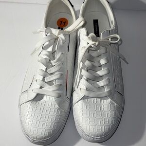 Tommy Hilfiger Tennis Sneakers White and Navy Size 11